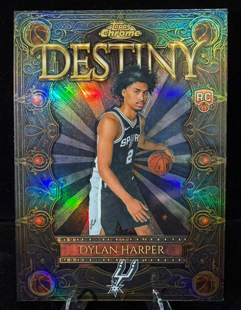 Dylan Harper 2025-26 Topps Chrome Basketball Refractor Destiny RC #D-2