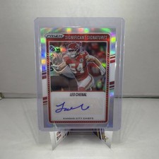 2025 Panini Prizm - Significant Signatures Leo Chenal #SSI-LCL (AU)