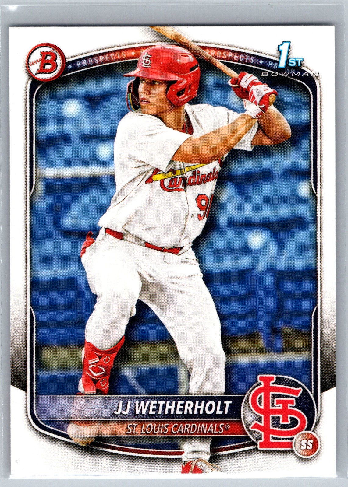 2025 Bowman JJ Wetherholt 1st #BP-22 St. Louis Cardinals