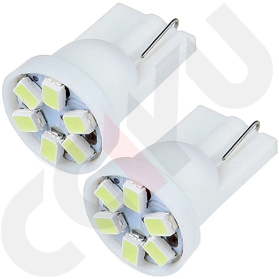 White LED T5 T10 Instrument Panel Cluster Gauge Light Kits For 02-04 Ford Focus - Image 3 of 4