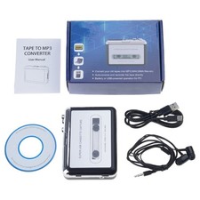 Lightweight USB Cassette To MP3 Converter Quality Sound Output For Enthusiasts