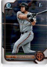 2022 Bowman #BCP-65 Diego Rincones Chrome Prospects