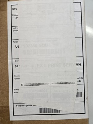 Xerox Fiery 097N02380 NQU EX 2 Print Server for Xerox D95 printer