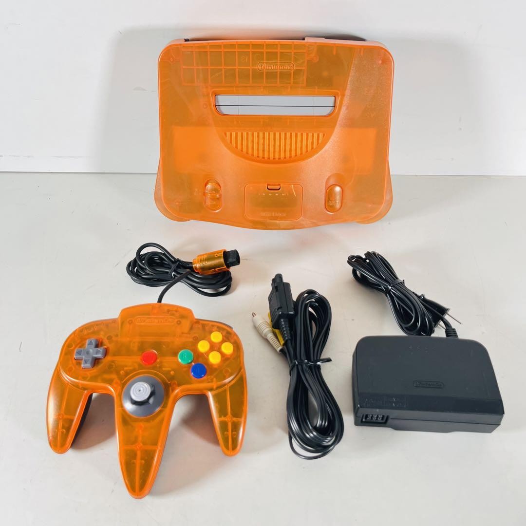 Daiei Hawks Clear Orange Nintendo 64 Rare N64 Console REGION FREE