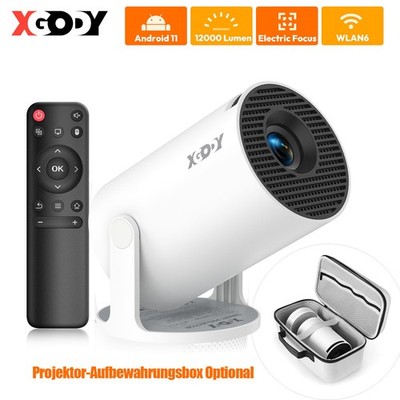 2025 NEW Beamer Projektor 4K UHD WiFi Bluetooth Android TV Heimkino Mini Tragbar
