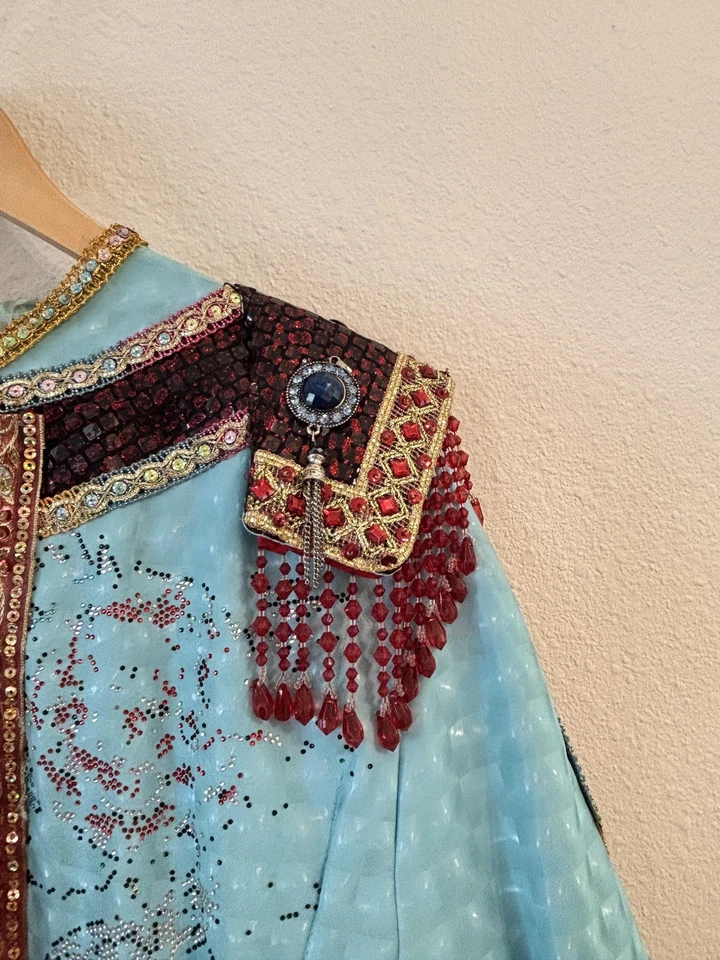 Chaqueta tatuaje boho vintage True Love para mujer adornada con lentejuelas disfraz Foto 4 de 4