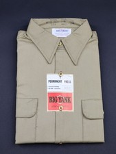 Vintage 40s 50s Deadstock Big Yank Button Work Shirt Sanforized Union Made