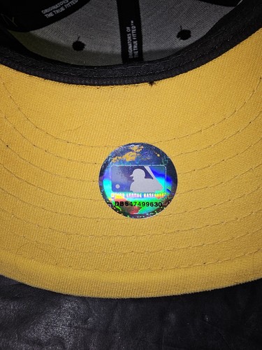 New Era 59Fifty Embroidered PITTSBURGH PIRATES Fitted Baseball Hat Sz 7 3/4 MLB - Picture 11 of 11