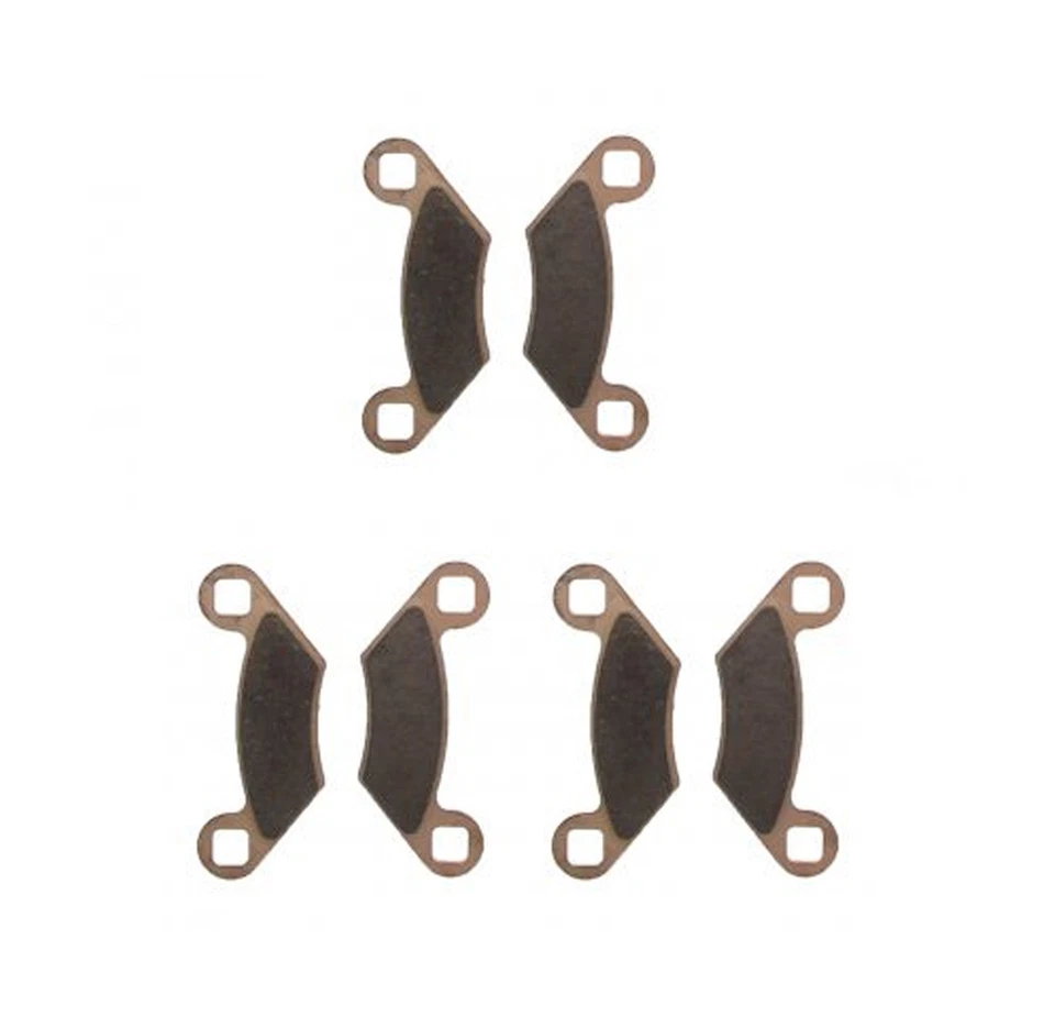 Rotores de freno y pastillas de freno para Polaris Sportsman 400 HO 2008-2010 delanteros y traseros Foto 3 de 4