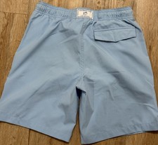 Southern Tide Swim Trunks Boys Large Baby Blue Waist Mesh Lined Quick Dry