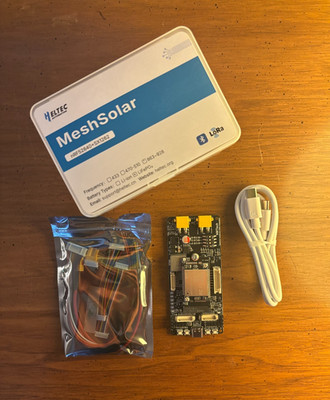 Heltec MeshSolar, Li-ion BMS, Solar Charging, BLE/ LoRa Connectivity Dev Board