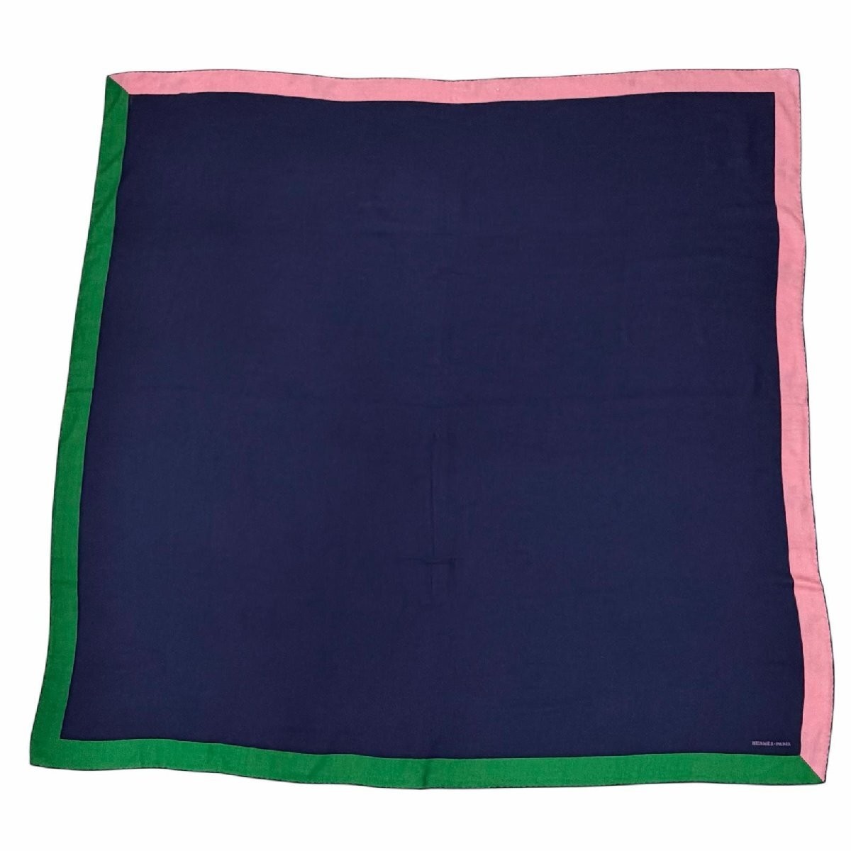 HERMES Carre 140 GEANT ENCADRE CASHMERE SILK SCARF STOLE 687304