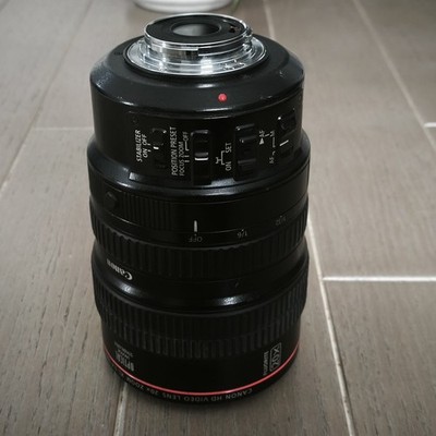 Canon HD Video Lens 20x Zoom XL 5.4-108mm L IS II 1:1.6-3.5 Black