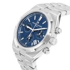 Vacheron Constantin Overseas 5500V/110A-B148 Blue Chronograph Dial Fixed Beze... 6