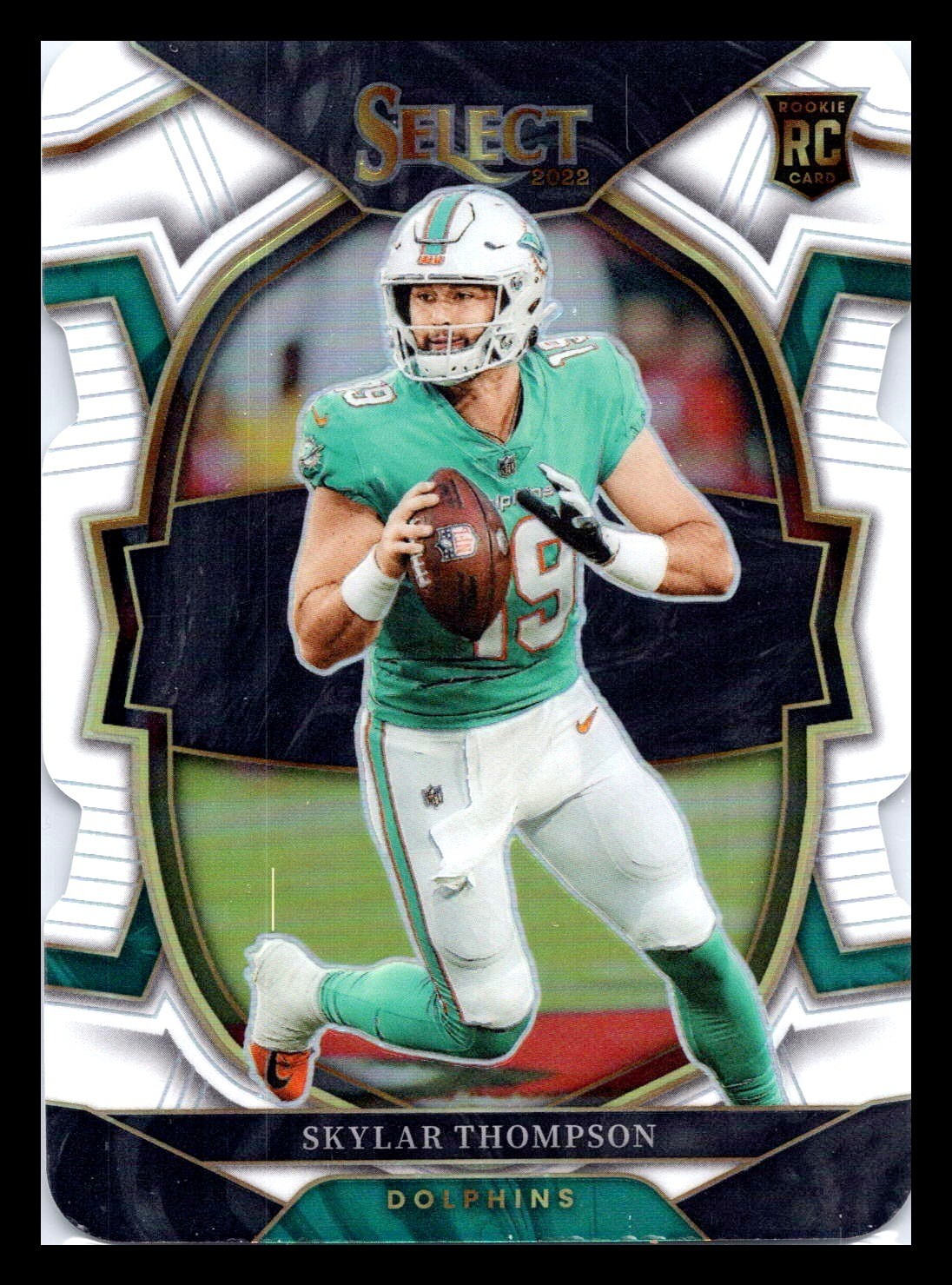 2022 Select - Concourse Skylar Thompson #96 White Prizm Die-Cut /99 RC Rookie