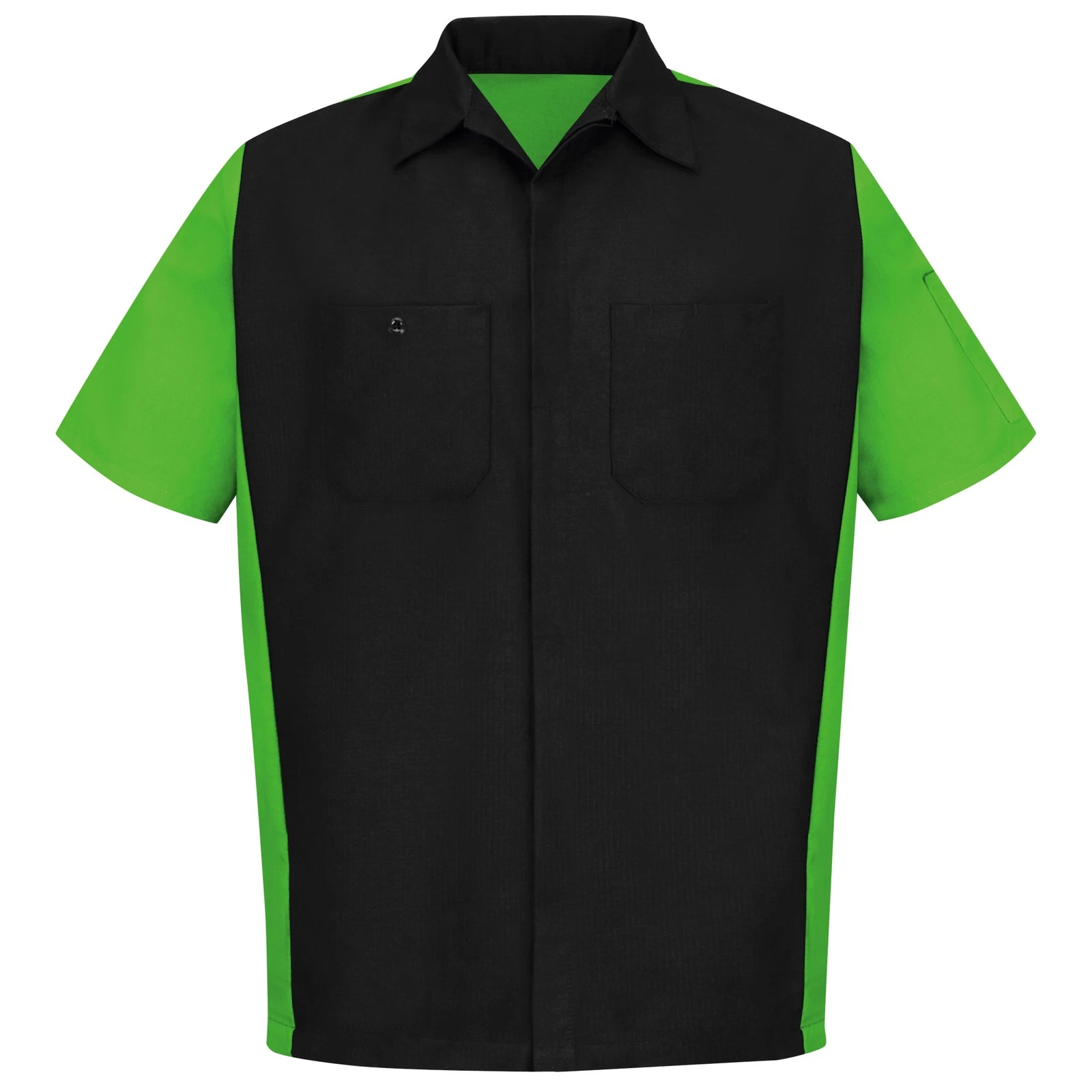Red Kap Men's Short Sleeve Two-Tone Crew Shirt