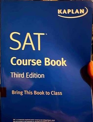 SAT Course Book , Third Edition - Paperback, by Alexandra Strelka - Very Good
