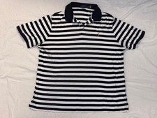 POLO RALPH LAUREN Classic XL stripe white Shirt Short Sleeve Mens knit