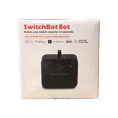 SWITCHBOT Black Bluetooth Smart Switch Button Pusher - New Sealed!