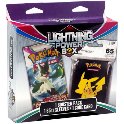 Pokemon Lightning Power Box [1 Booster Pack, 65 Sleeves & 1 Code Card] |  eBay
