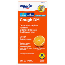 Equate 12 Hour Cough DM, Extended-Release Dextromethorphan Oral Suspension, Oran