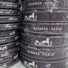 Authentic New An inch / 2.54 cm Wide Hermes Ribbon - 98 Feet / 30 Meters Long
