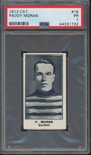 1912 C57 Imperial Tobacco #18 Paddy Moran PSA 1 HOF
