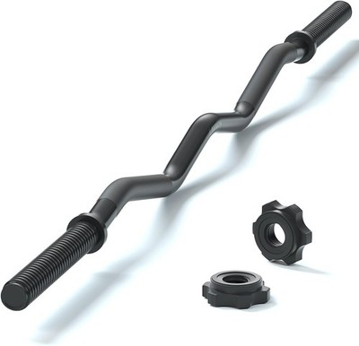 47'' EZ Curl Bar Weight Lifting Bar 1-inch Curling Bars Weight lifting Barbell