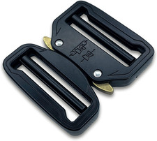 Metal Buckle Dual Adjustable Tactical Belt Buckle,2inch  50mm  Heavy Duty Belt Bu