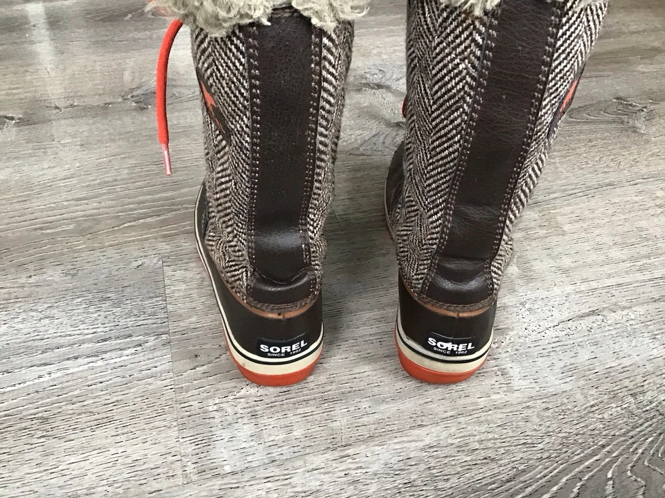 Botas de invierno Sorel Tofino para mujer talla 8 EE. UU. piel sintética altas espiga NL2190-231 Foto 3 de 4