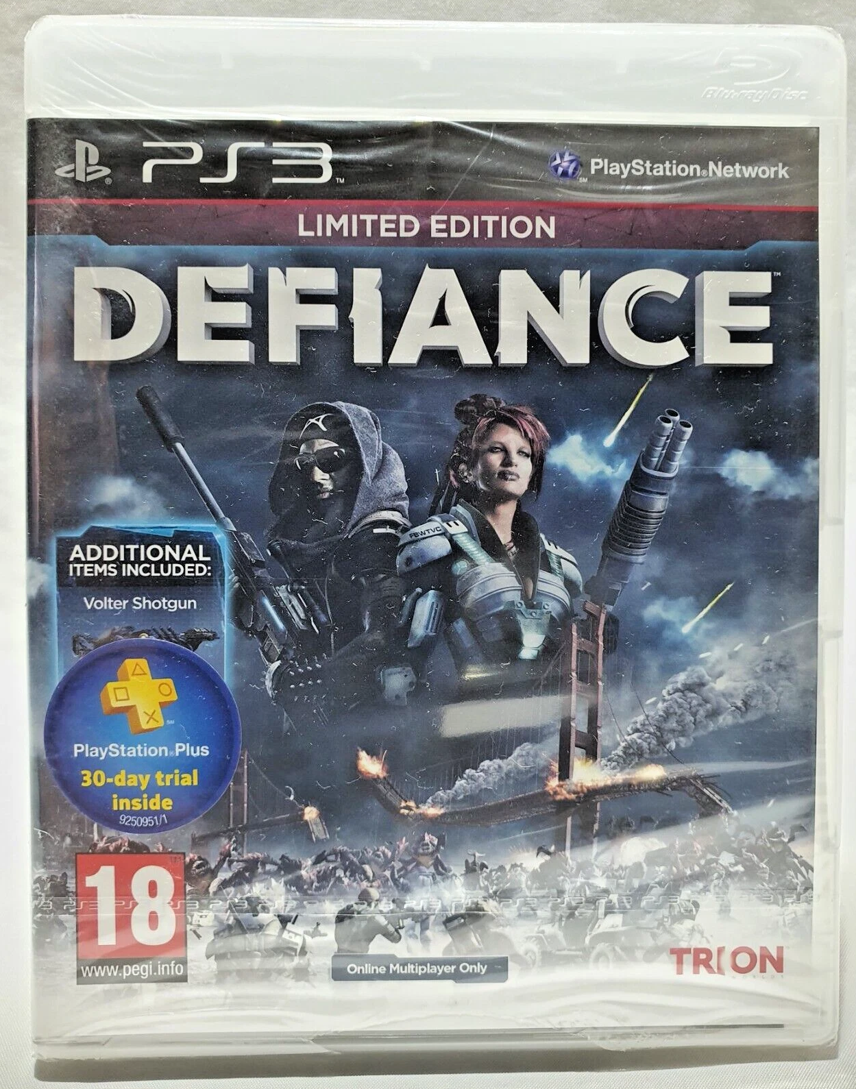 Defiance Limited Edition Playstation 3 New Factory Sealed w defect