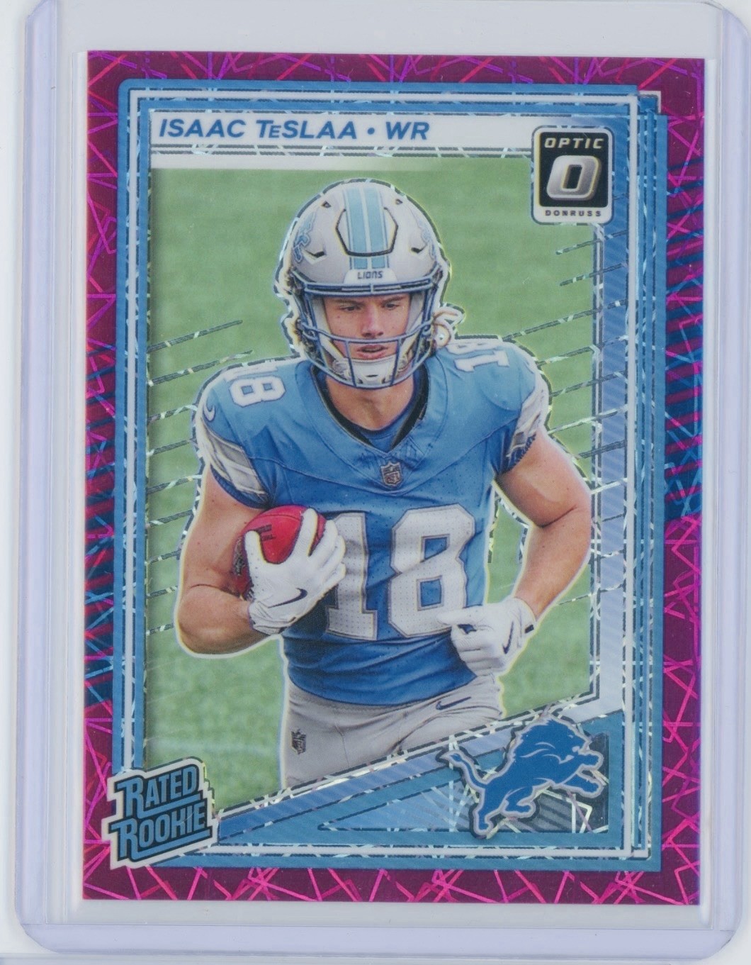 2025 Optic Isaac Teslaa #219 /99 Pink Velocity