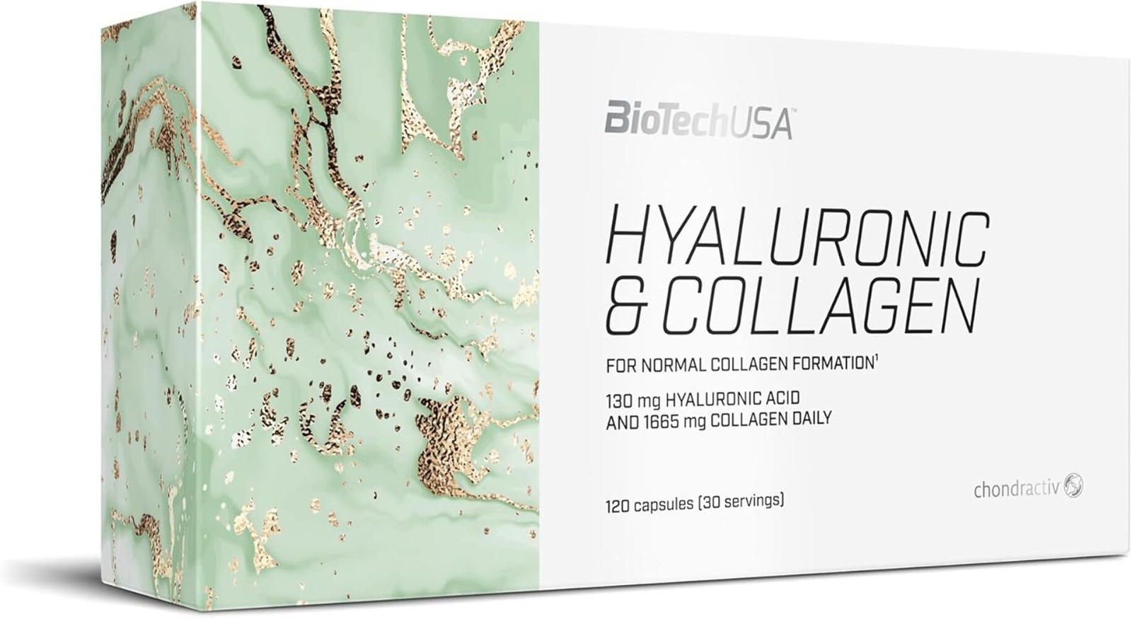 BioTechUSA Hyaluronic & Collagen - 120 Capsules