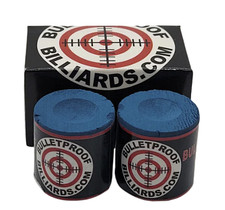 Bulletproof Premium Pool Cue Chalk - 2 Pack for Billiards and Pool Players