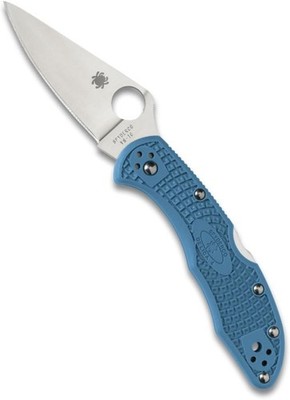 Spyderco Delica 4 Lightweight 7.15'' Folding Knife 2.9'' Blade Blue -Free Shipping