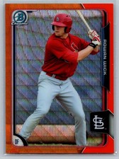 2015 Bowman Chrome #BCP175 Rowan Wick Prospects Orange Wave Refractors *ZF