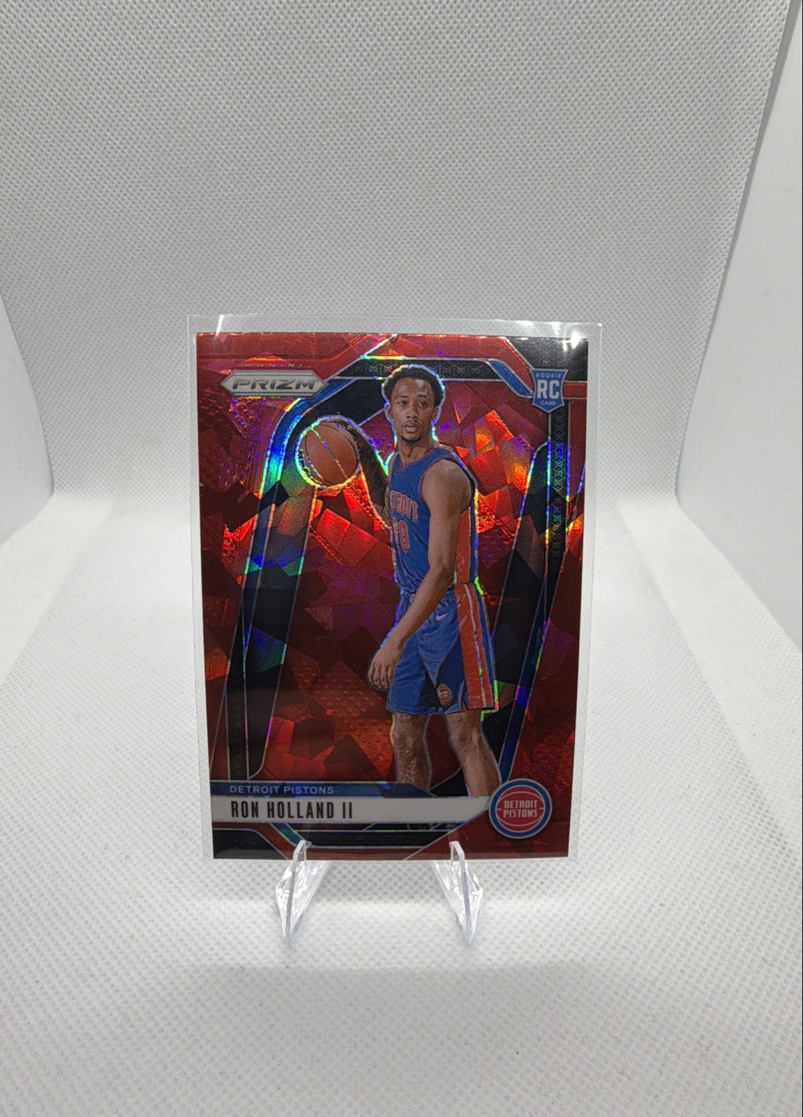 2024-25 Panini Prizm - Ron Holland II #269 Red Ice Prizm (RC)