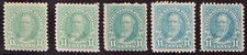 1922 11c Rutherford B. Hayes Scott 563: Mint: Lot of 5 Shades: Free Shipping