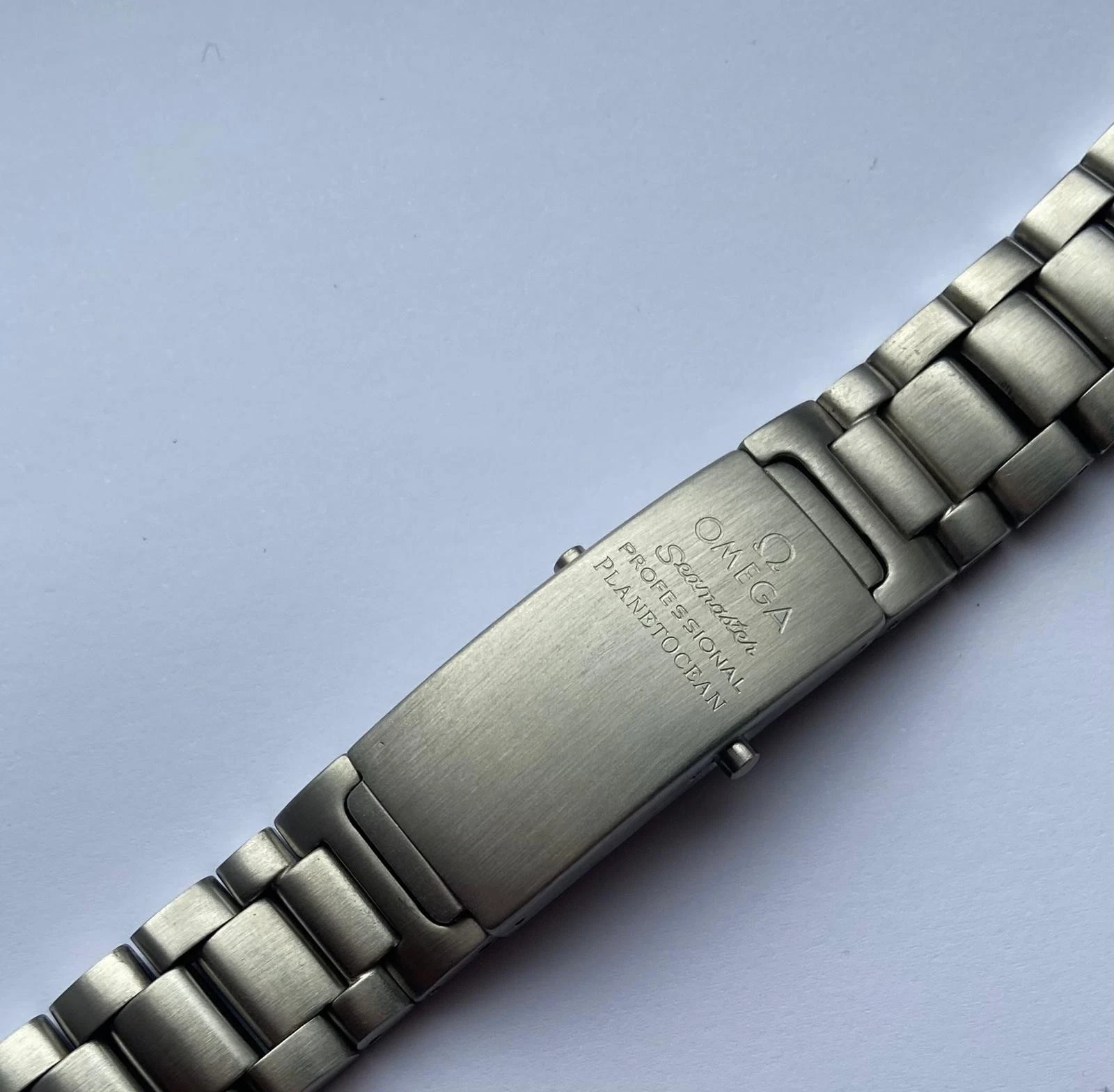 For 20mm Omega Seamaster Professional Planet Ocean Stainless Steel watch strap B