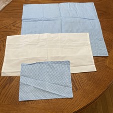 Doll Bedding Set  3 Piece Sheet Blanket Pillow Case for Doll Crib Or Cradle