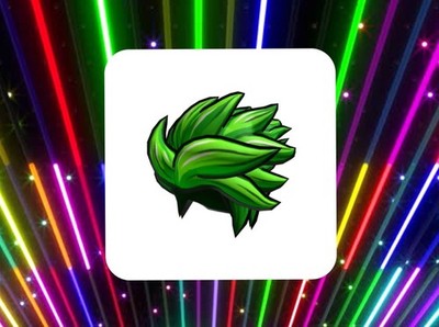 R0BLOX Toy Code - Green Energetic Hero Hair | With Special Effect (Rare)