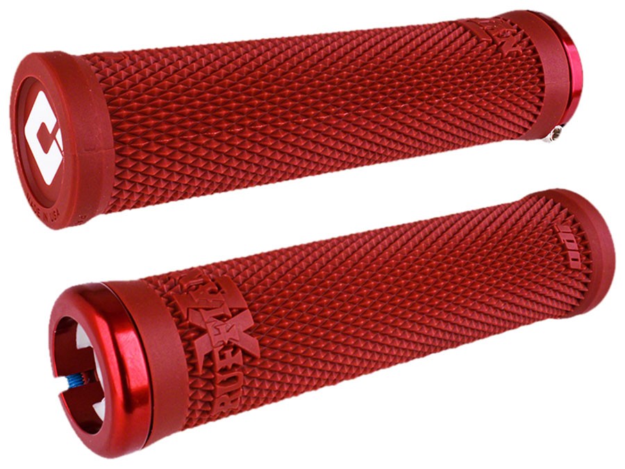 Ruffian XL v2.1 Grips - ODI Ruffian XL v2.1 Lock-On Grips - Red - Grip