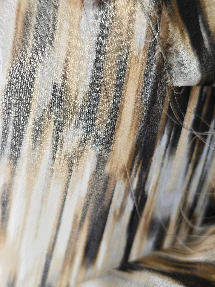 Tela Transparente Estampado Animal 60" W 100" L (2,8 yardas) Multicolor Marrón Foto 4 de 4