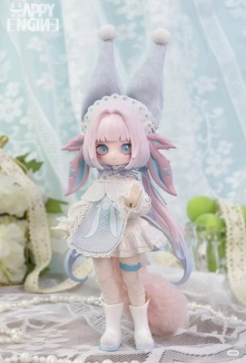 Four-Eared Elf Luluel Story 20cm/7.8'' Bjd Dressable Hang Card Action Figure Gift