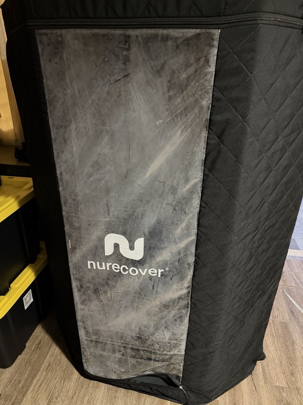 Nurecover Tropic Go Sauna Portable Indoor Electric Walk-In Black. NIB.