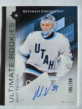 2024-25 Upper Deck Ultimate Collection Matt Villalta Rookies Signature /299