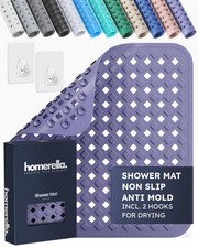 Shower Mat Non Slip Anti Mold, Non Slip Shower Mats for Inside Shower Stall...