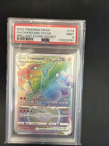 Charizard VSTAR graded PSA 9 for sale on eBay