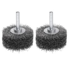 2PCS Wire Wheel Brush for Drill Attachment 2" Carbon Steel Wire