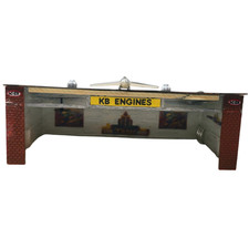 HO 1:87 Scale Small Airplane Hanger KB Engines Shop Built Custom